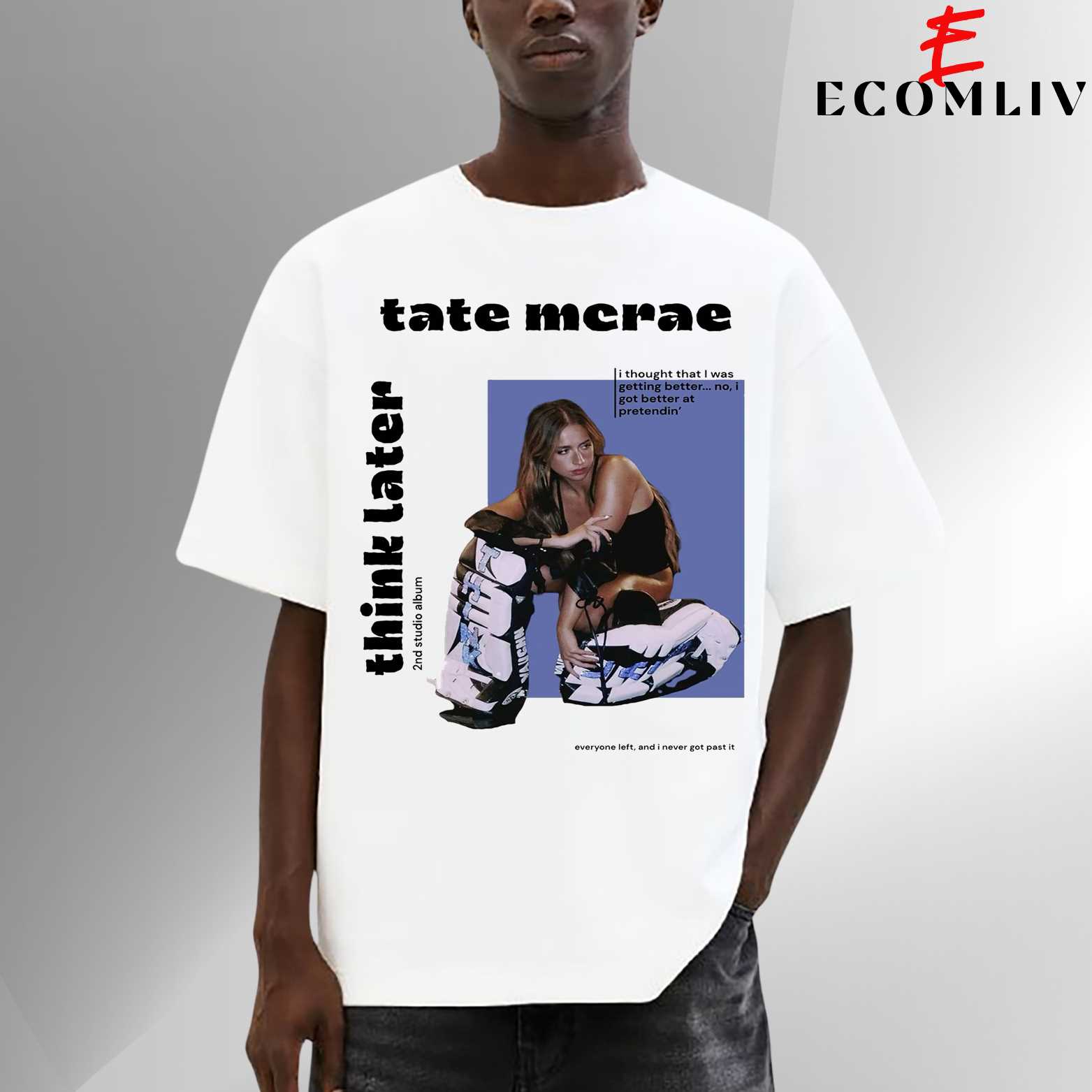 Tate Mcrae Think Later T-Shirt, Tate Mcrae Graphic Shirt